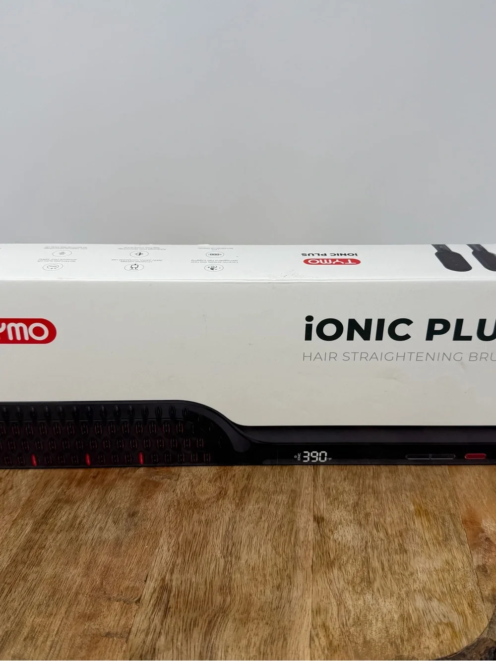 Tymo Hair Ionic Plus Straightening Brush 16 Temperature Settings